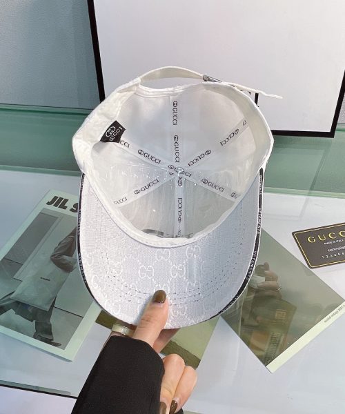 Gucci GG Canvas Baseball Cap White