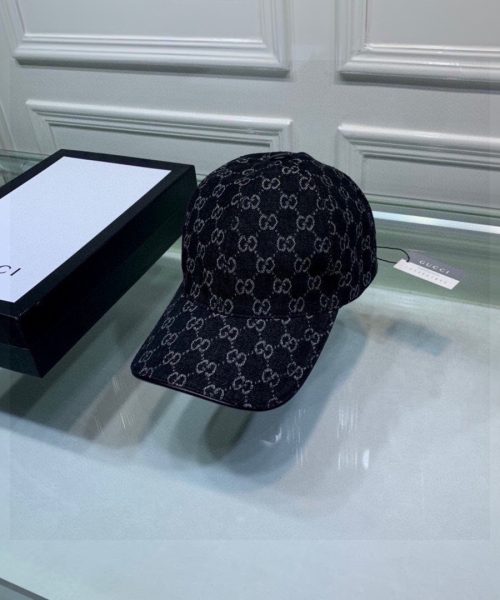 Gucci GG Canvas Bucket Hat Black GG Hat