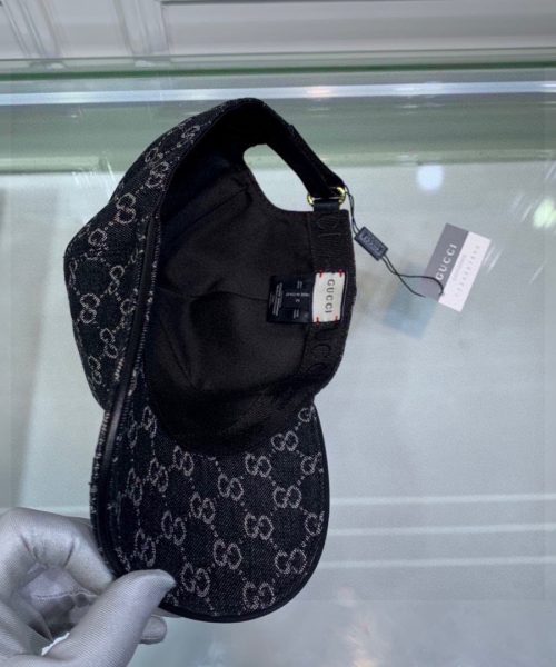 Gucci GG Canvas Bucket Hat Black GG Hat
