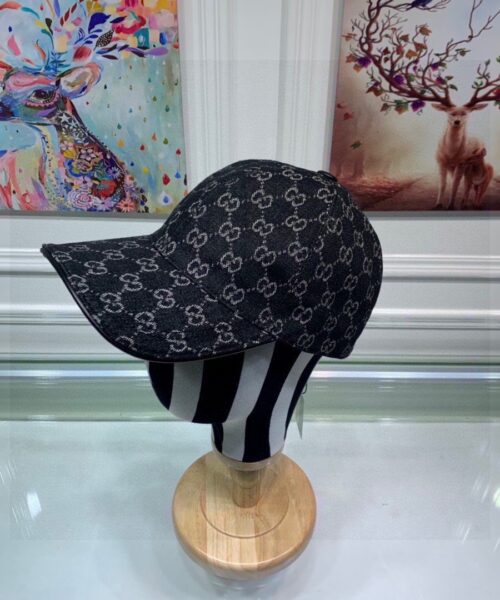 Gucci GG Canvas Bucket Hat Black GG Hat