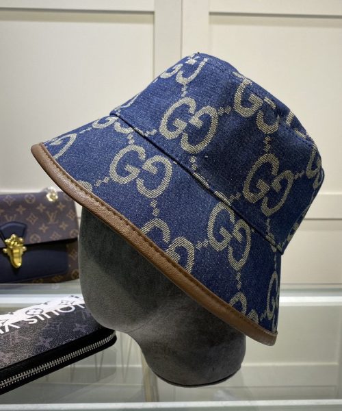 Gucci GG Canvas Bucket Hat Blue