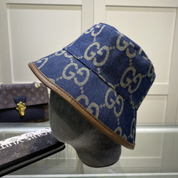 Gucci GG Canvas Bucket Hat Blue