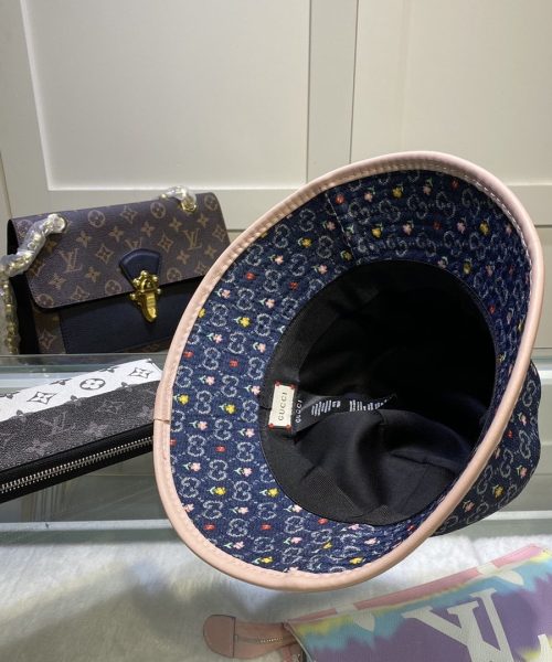 Gucci GG Canvas Bucket Hat Blue