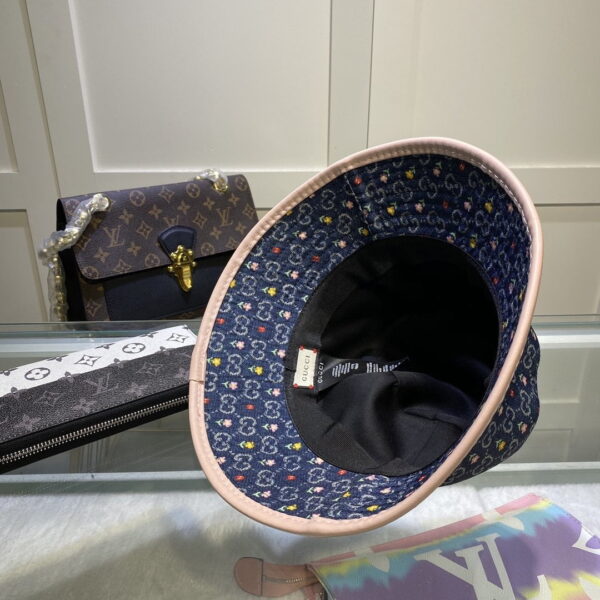 Gucci GG Canvas Bucket Hat Blue
