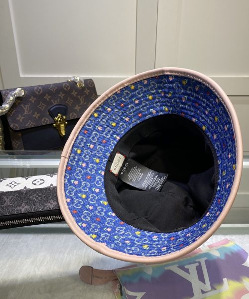 Gucci GG Canvas Bucket Hat Blue
