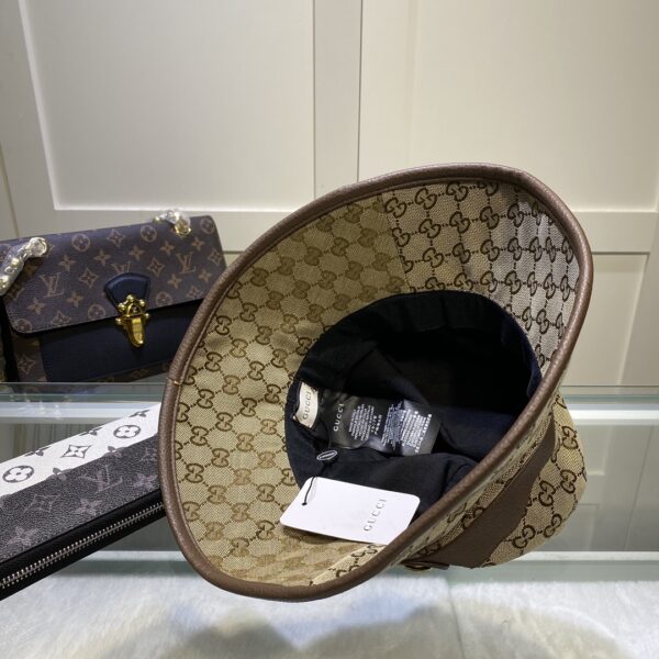 Gucci GG Canvas Bucket Hat Brown