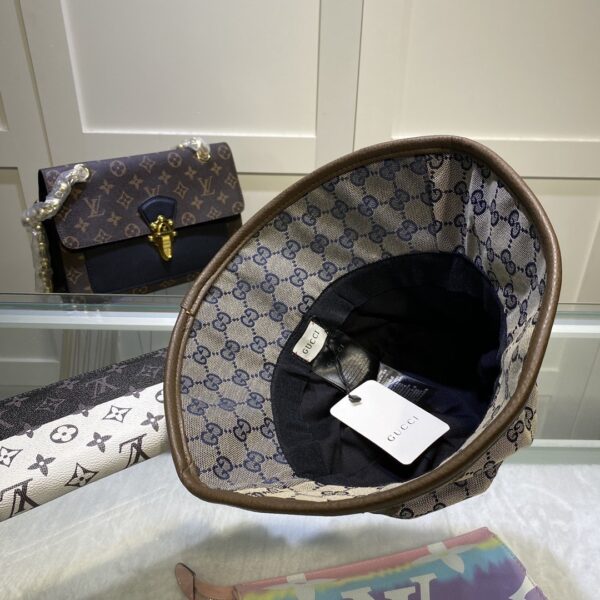 Gucci GG Canvas Bucket Hat Brown