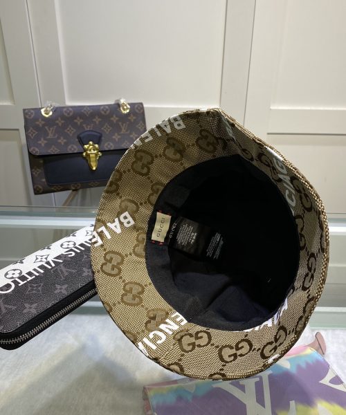 Gucci GG Canvas Bucket Hat Brown