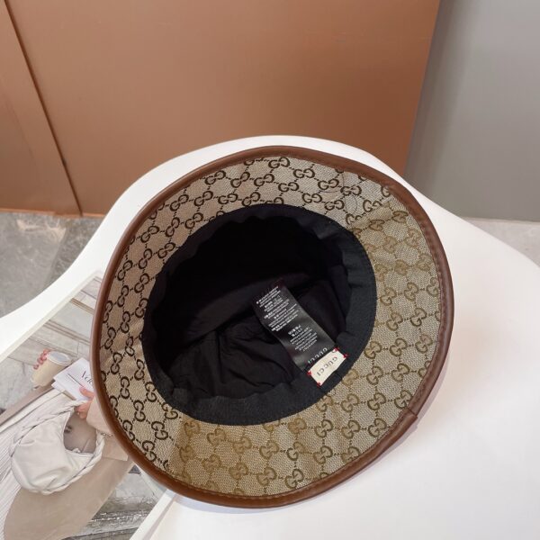 Gucci GG Canvas Bucket Hat With Horsebit Beige GG Hat