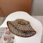 Gucci GG Canvas Bucket Hat With Horsebit Beige GG Hat