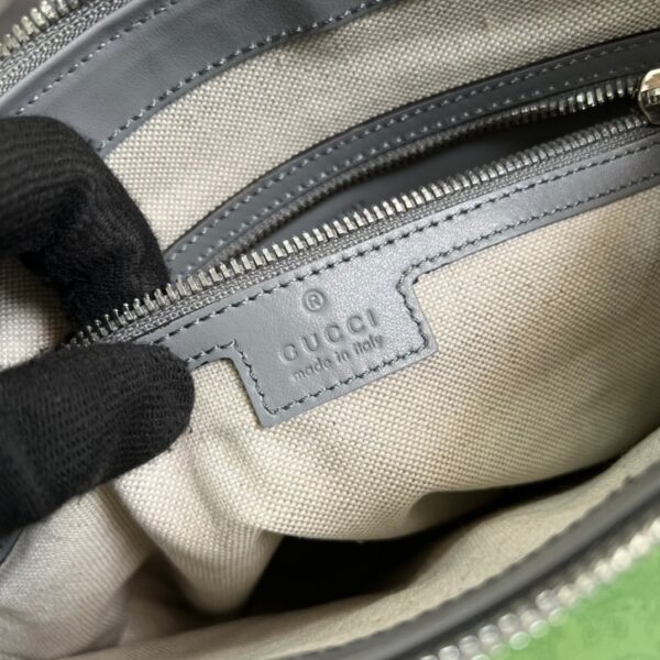 1:1 Replica Gucci GG Embossed Bag Grey GG Embossed  For Men 10.2in/26cm GG 406410 1W3CN 1275