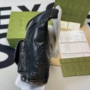 1:1 Replica Gucci GG Embossed Belt Bag Black GG Embossed For Men  11in/28cm GG 645093 1W3CN 1000
