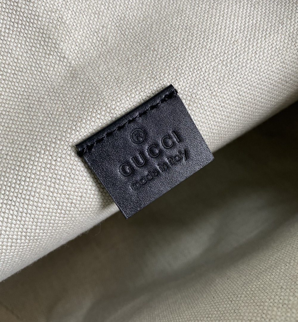 1:1 Replica Gucci GG Embossed Belt Bag Black GG Embossed For Men  11in/28cm GG 645093 1W3CN 1000