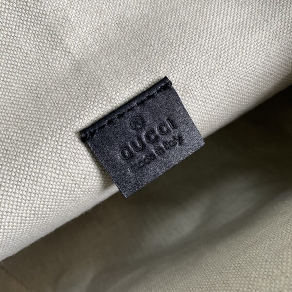1:1 Replica Gucci GG Embossed Belt Bag Black GG Embossed For Men  11in/28cm GG 645093 1W3CN 1000