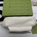 1:1 Replica Gucci GG Embossed Belt Bag White GG Embossed For Men  11in/28cm GG
