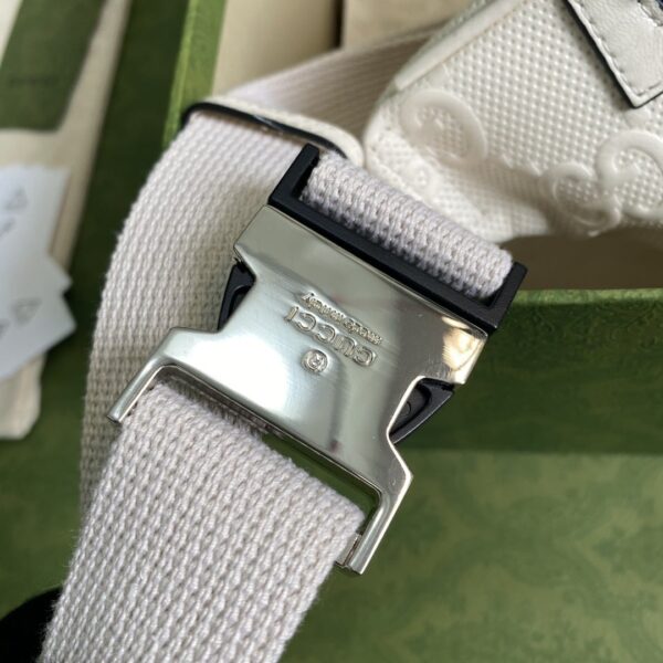 1:1 Replica Gucci GG Embossed Belt Bag White GG Embossed For Men  11in/28cm GG