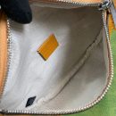 1:1 Replica Gucci GG Embossed Belt Bag Yellow GG Embossed For Men  9.1in/23cm GG