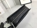 1:1 Replica Gucci GG Embossed Cosmetic Case Black GG Embossed For Men  9in/23cm GG495