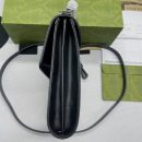 1:1 Replica Gucci GG Embossed Messenger Bag Black GG Embossed For Men 8.1in/20.5cm GG 625782 1W3AN 1000465