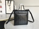 1:1 Replica Gucci GG Embossed Messenger Bag Black GG Embossed For Men 8.1in/20.5cm GG 625782 1W3AN 1000465