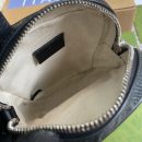 1:1 Replica Gucci GG Embossed Mini Bag Black GG Embossed For Men 6.7in/17cm GG 658553 1W3AN 1000