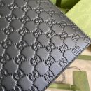 1:1 Replica Gucci GG Embossed Pouch Black GG Embossed For Men 12in/30cm GG