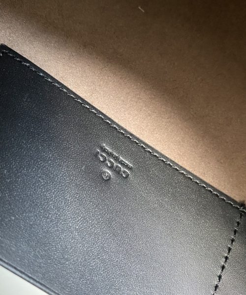 1:1 Replica Gucci GG Embossed Pouch Black GG Embossed For Men 12in/30cm GG