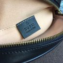 1:1 Replica Gucci GG Marmont Belt Bag Black For Women 7in/18cm GG 476434