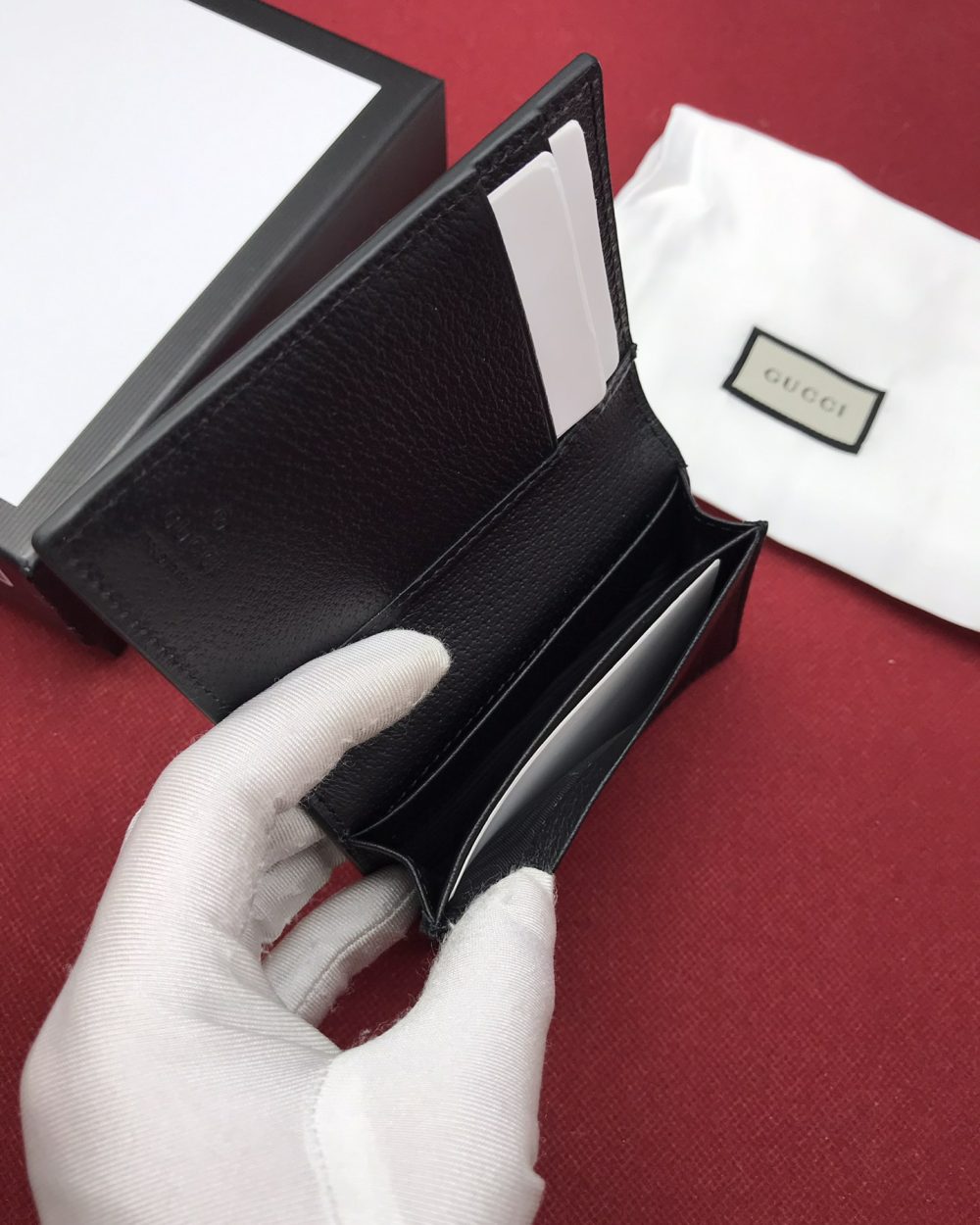 1:1 Replica Gucci GG Marmont Card Case Wallet For Men, Men's Wallet 11cm/4.1in GG 428737