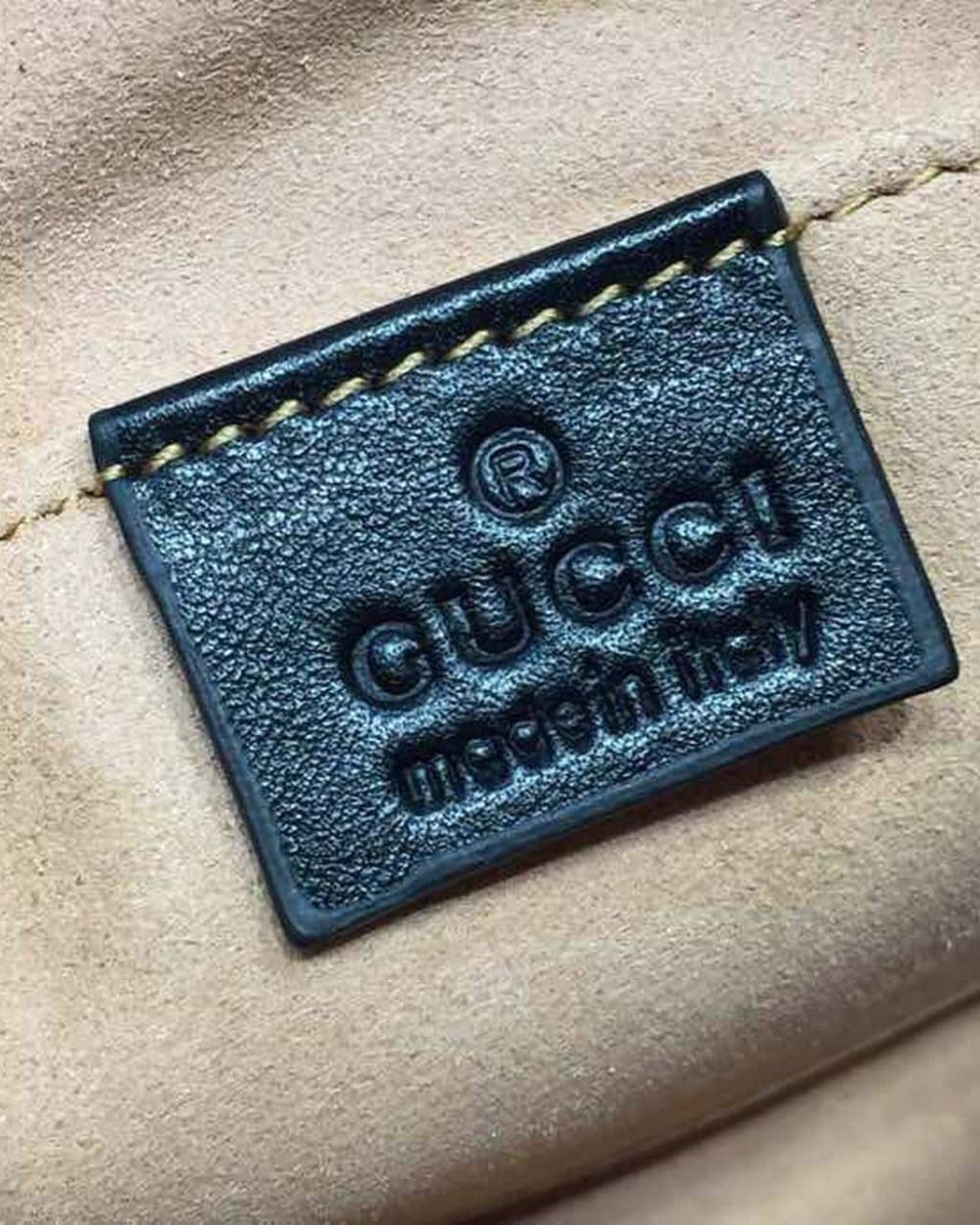 1:1 Replica Gucci GG Marmont Matelassé Mini Bag Black Matelassé Chevron For Women 7in/18cm GG 448065 DTD1T 1000