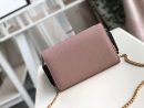 1:1 Replica Gucci GG Marmont Mini Chain Bag Pink For Women 7.9in/20cm GG