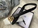 1:1 Replica Gucci GG Marmont Reversible Belt Black Reverses To Brown For Women, Women Belt 627055 CAO2T 8170