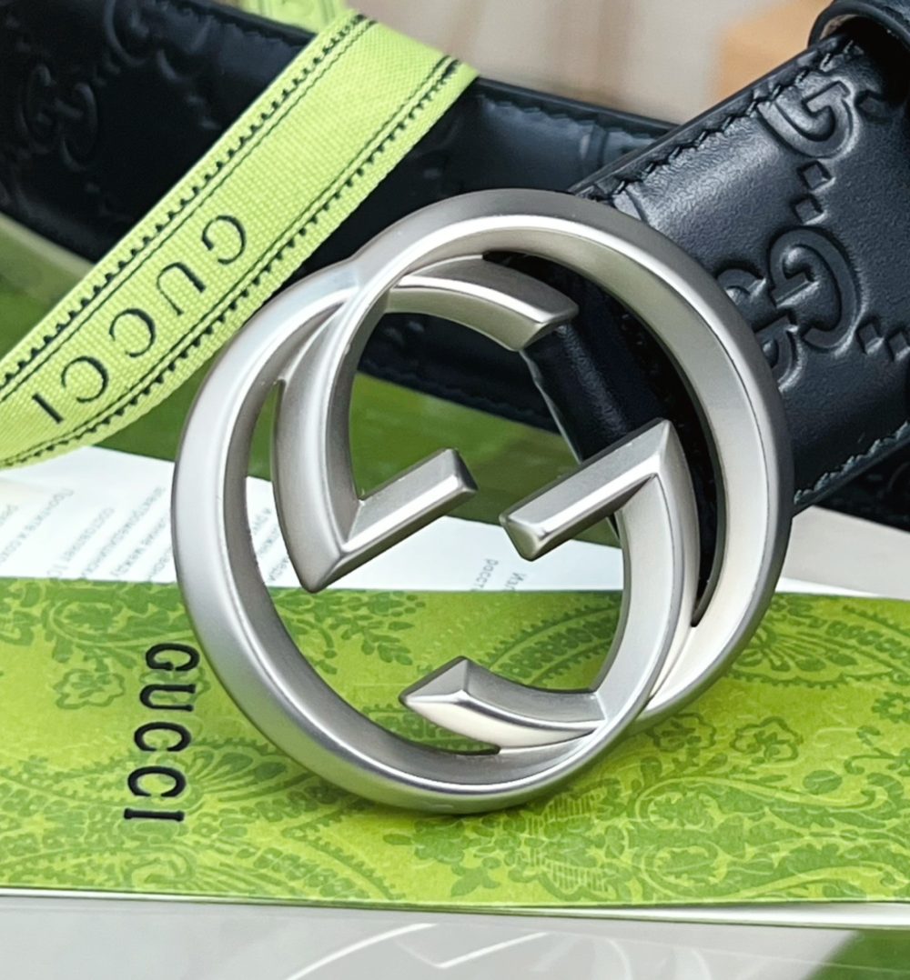 1:1 Replica Gucci GG Marmont Reversible Belt Black, Women Belt