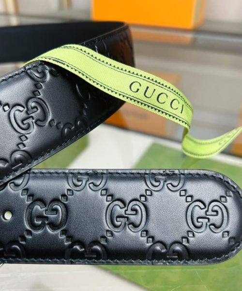 1:1 Replica Gucci GG Marmont Reversible Belt Black, Women Belt