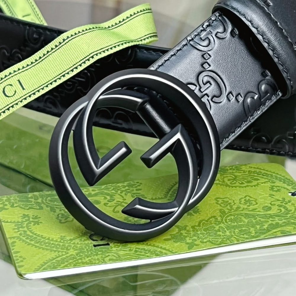 1:1 Replica Gucci GG Marmont Reversible Belt Black, Women Belt - Image 5