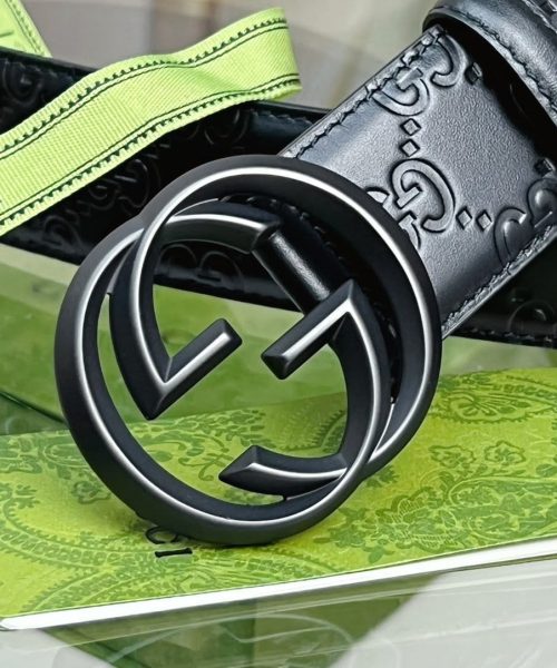 1:1 Replica Gucci GG Marmont Reversible Belt Black, Women Belt