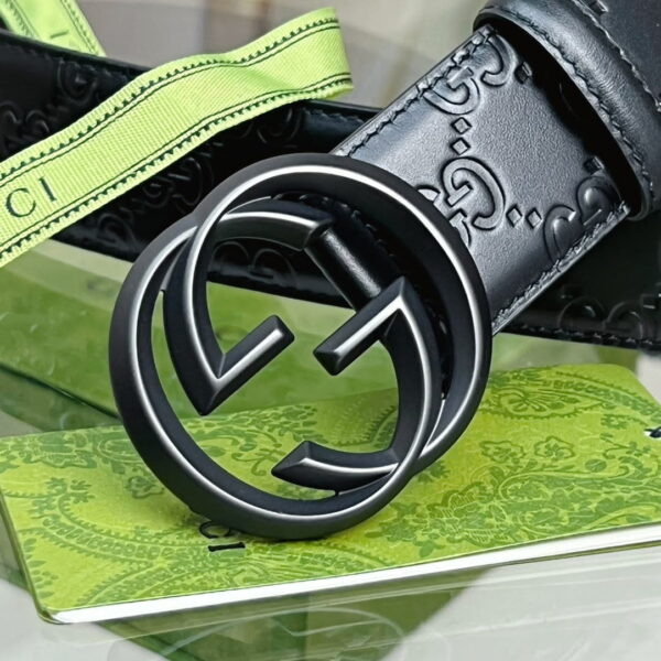 1:1 Replica Gucci GG Marmont Reversible Belt Black, Women Belt