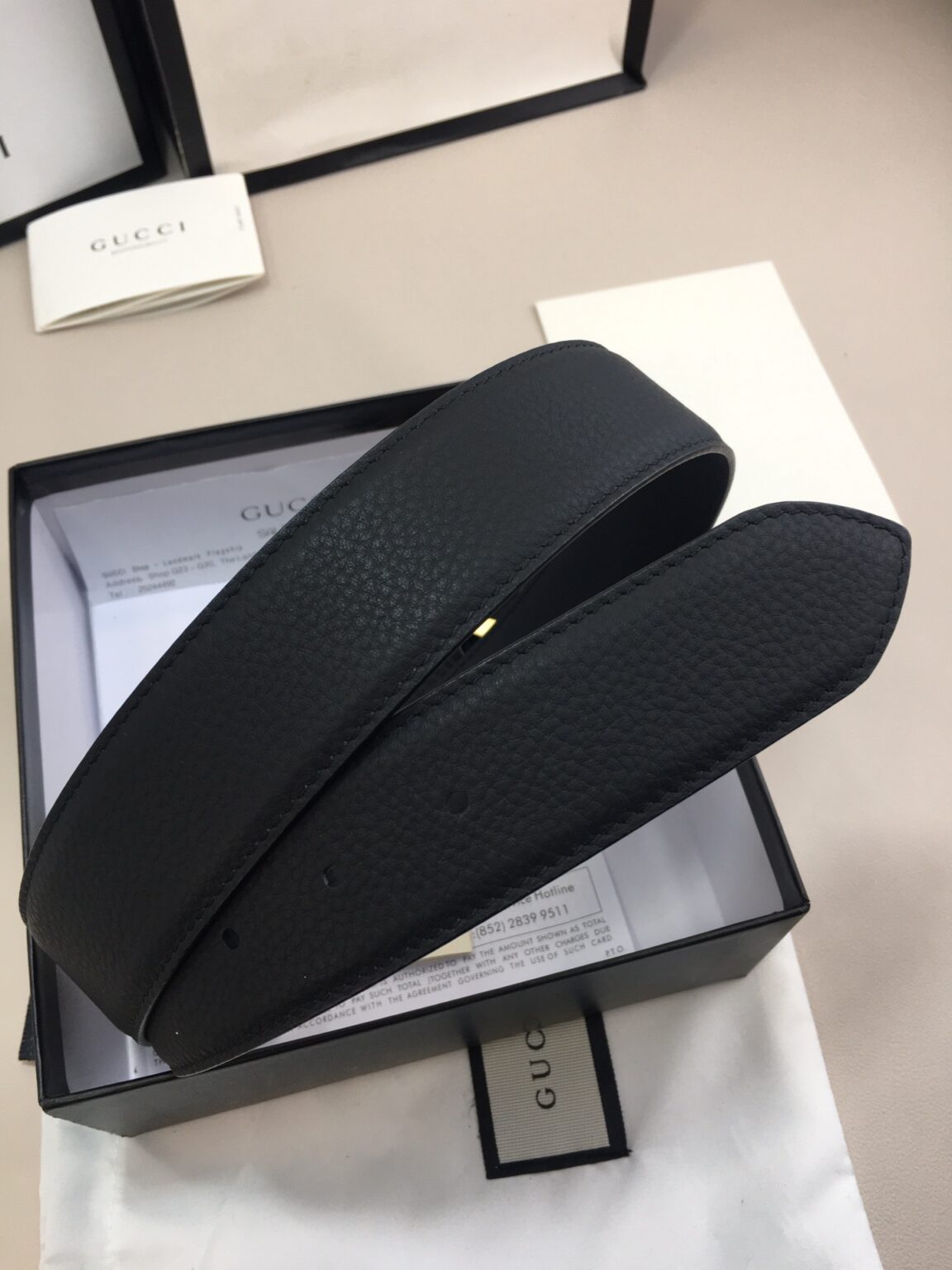 1:1 Replica Gucci GG Marmont Reversible Belt Black, Women Belt - Image 9