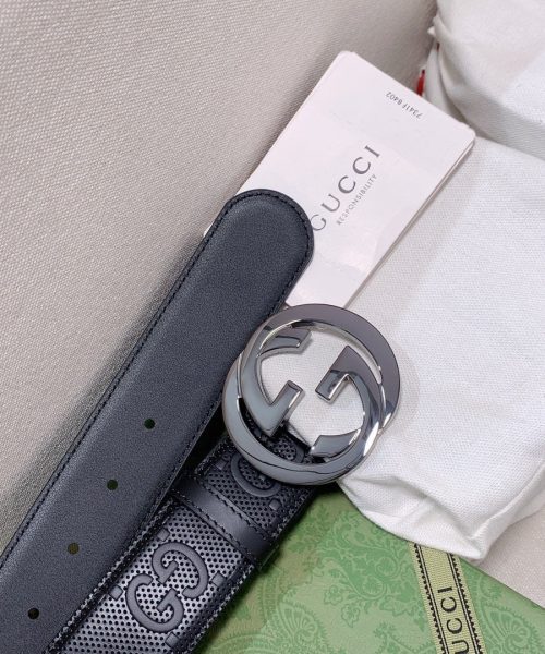 1:1 Replica Gucci GG Marmont Reversible Belt Black, Women Belt