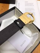 1:1 Replica Gucci GG Marmont Reversible Belt Black, Women Belt