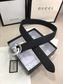 1:1 Replica Gucci GG Marmont Reversible Belt Black, Women Belt