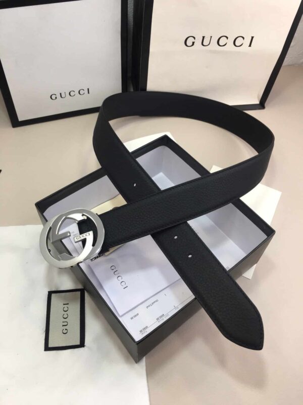 1:1 Replica Gucci GG Marmont Reversible Belt Black, Women Belt