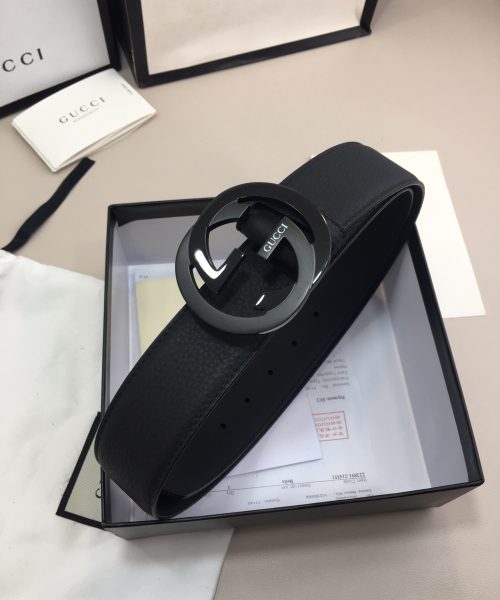 1:1 Replica Gucci GG Marmont Reversible Belt Black, Women Belt