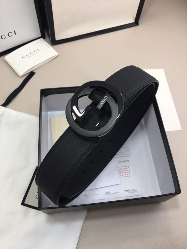 1:1 Replica Gucci GG Marmont Reversible Belt Black, Women Belt