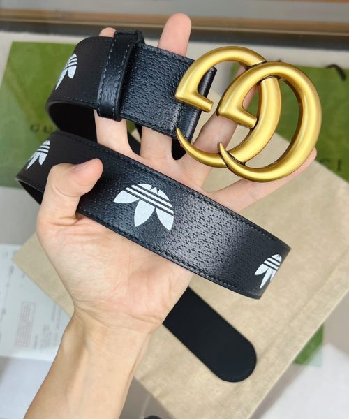 1:1 Replica Gucci GG Marmont Reversible Belt Black, Women Belt