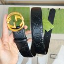1:1 Replica Gucci GG Marmont Reversible Belt Black, Women Belt