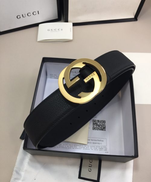1:1 Replica Gucci GG Marmont Reversible Belt Black, Women Belt