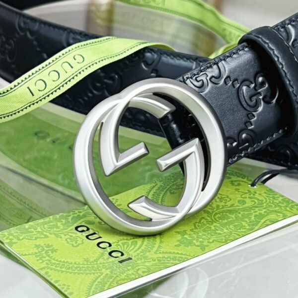 1:1 Replica Gucci GG Marmont Reversible Belt Black, Women Belt
