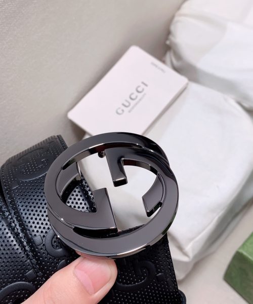 1:1 Replica Gucci GG Marmont Reversible Belt Black, Women Belt
