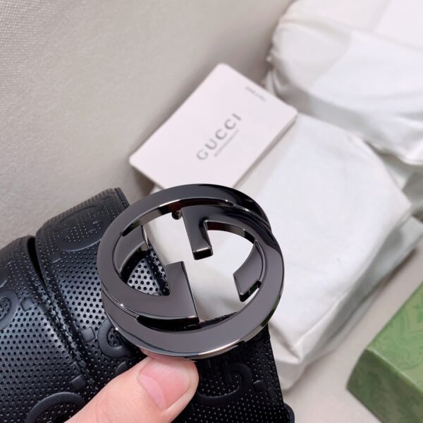 1:1 Replica Gucci GG Marmont Reversible Belt Black, Women Belt